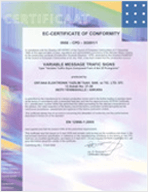 EN12966 CE Certificate by Intron (Quality Assessment Institute) NETHERLAND